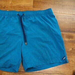 Blue swim shorts